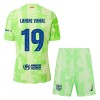 Maillot de Supporter FC Barcelone Lamine Yamal 19 Troisième 2024-25 Pour Enfant